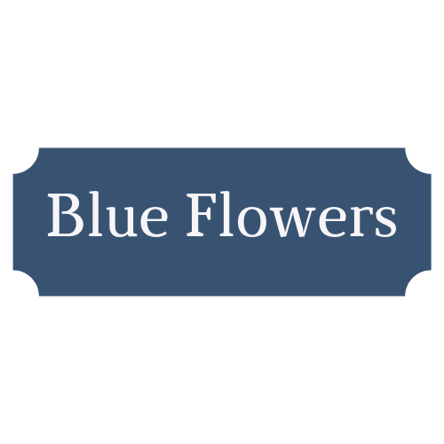 Blue Flowers Cannabis Hemp