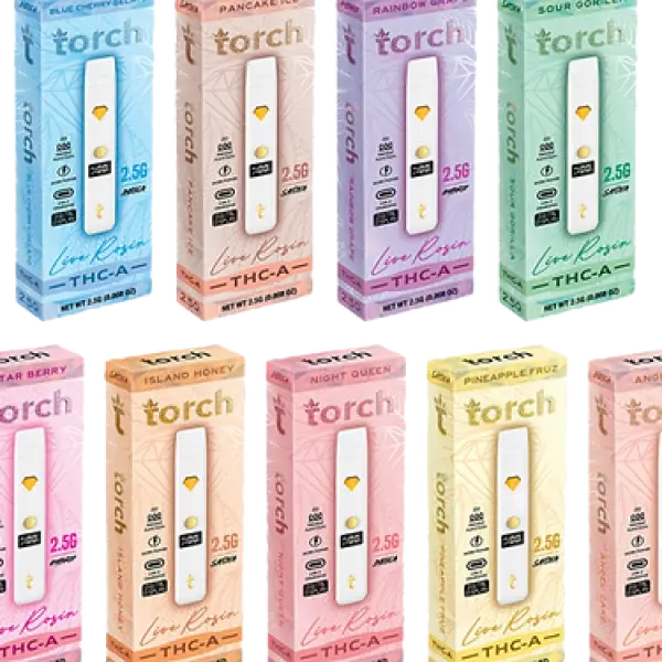 TORCH THCA LIVE ROSIN DISPOSABLE VAPES