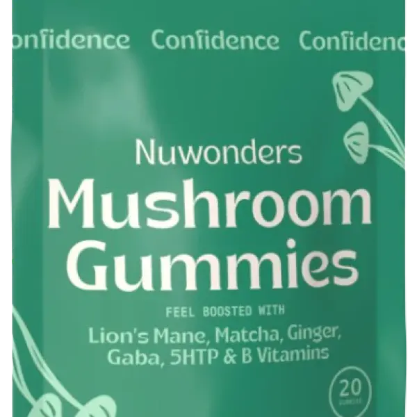 Nuwonders Mushroom Infused Confidence Gummies (20 count)