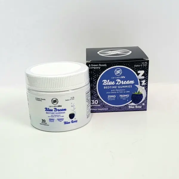 CannabisLife D8 Blue Dream Bedtime Gummies (30ct) With CBN