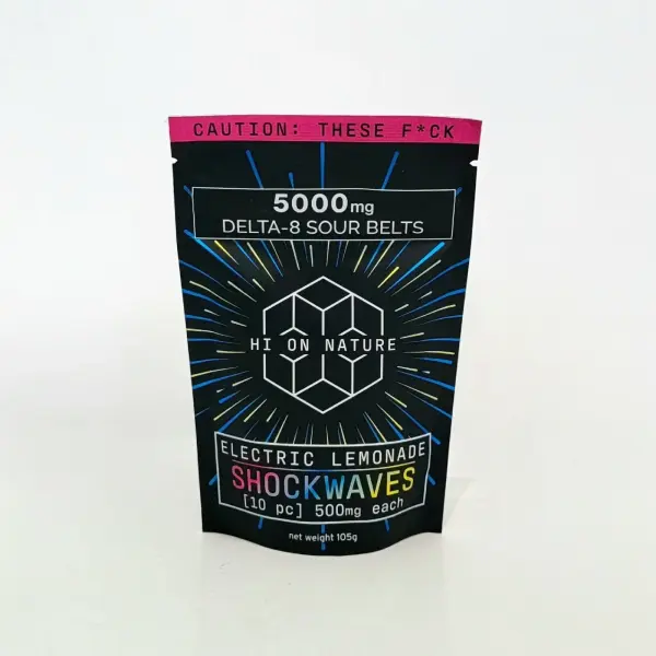 5000mg DELTA 8 SHOCKWAVES - ELECTRIC LEMONADE